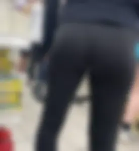 Super tight ass cutie in black leggings (OC)
