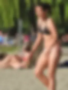 Asian beach and bikini girls