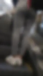 Brunette in tight jeans got suspicious