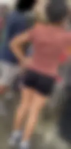 Slim Thick Latina In Tight Shorts