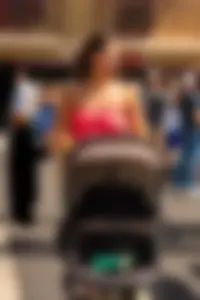 (OC) Pink tube top leggy MILF gorgeous face