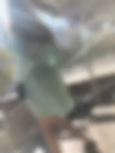 Girl in a Dress With Sexy Legs in Subway and on a Street