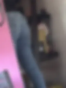 Hot milf in blue tight jeans closeup creepshots, hot ass