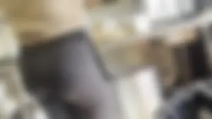 Amazing Latina in Black Leggings VPL (oc)