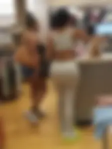 Big Azz w tits hanging in mall 3 parts