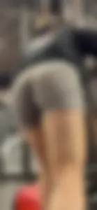 Tight Grey Gym Shorts (Crazy Vpl and Bends Over)