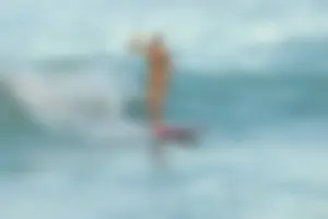 Candid surfers in bikinis