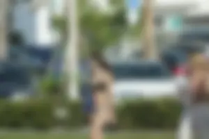 Candid Florida babes at Deerfield Beach in the winter