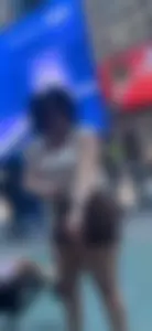 Dominican FAT ASS in brown could NOT resist
