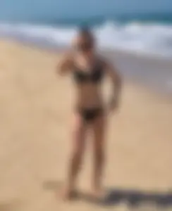 Sexy Fit Girl at a Beach