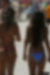 Beach voyeur girls in bikinis, thongs and topless