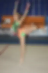 Candid gymnasts