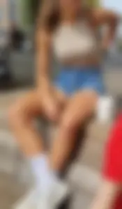 Hot Teen With Shorts & Nice Boobs