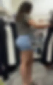 Big Butt In Jean Shorts