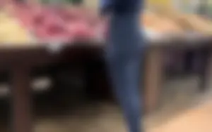 Beautiful woman in tight leggings