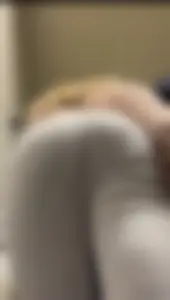 Juicy blonde in tight white jeans