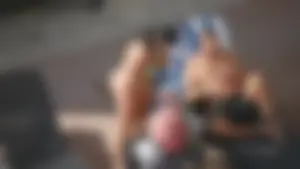 Mexican with fat ass and nice tits in a small bikini
