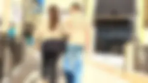 Latina with a booty VTL walking in front of me