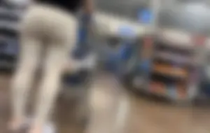 (2nd Post)Big Ass Latina Thot in Leggings