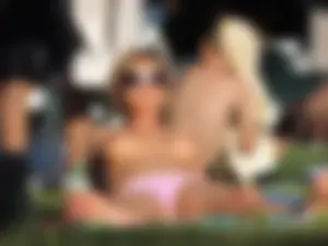 Nude beach and topless girls