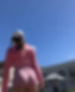 Cute babe with the Bubble but working Out  / Not OC