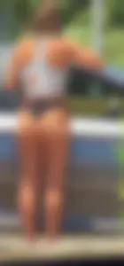 (OC) Big Booty Tanned Bikini Barista in Thong
