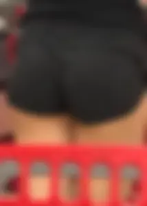 Great fit ass in Lululemon shorts