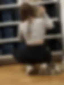Redhead squatting and working part 20 (OC)