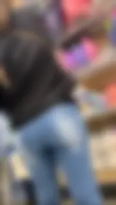 Cute college girl & latina in tight jeans