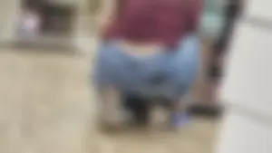 Dollar Tree Latina Milf whale tail vpl