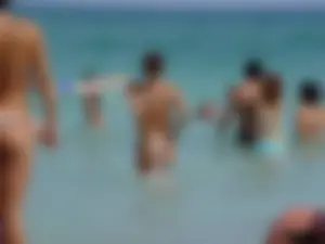 Sexy beach and bikini girls