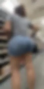 Latina Milf with a Bubble butt with jean shorts - OC
