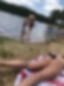 Candid Legs and Ass in Bikini Swimsuit at the Lake Beach Creepshot