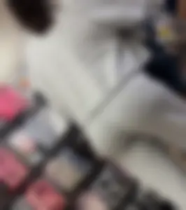 Perfect juicy jiggly fat ass in grey pants