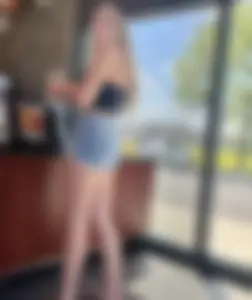 Blondie at wing stop (oc)