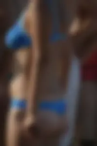 Beach voyeur girls in bikinis, thongs and topless