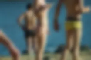 Skinny Blonde Milf Walking on the Beach Sexy Candids