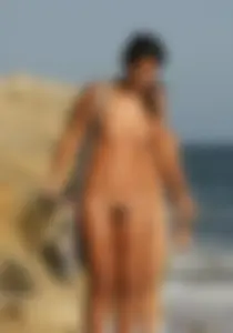 Nude beach and topless girls