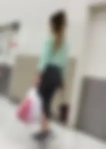 Sexy ass Target babe in grey Lulus with a nice ass