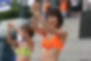Boryeong Mud Fest 2008 girls mostly in bikinis