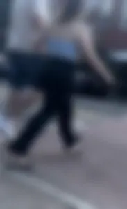 Thick Portuguese Baddie with a BBL in spandex flares