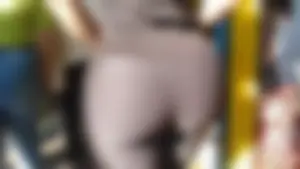 One of my best catches - Big Bubble Booty Latina in spandex gym with ponytail