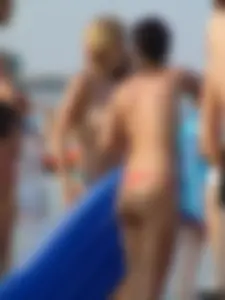 Sexy candid topless and nude beach girls
