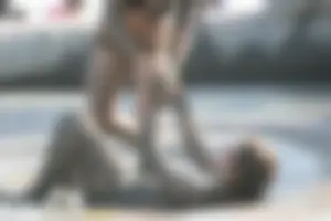 Boryeong Mud Fest 2008 girls mostly in bikinis