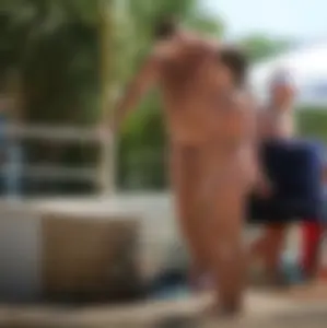 Nude beach pool milfs and mature ladies