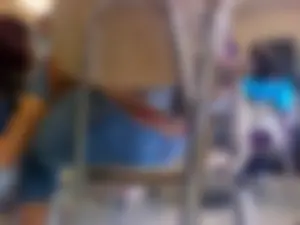 Leopard Whale Tail Panties in College Classroom Candid Pics