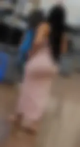 Big Booty Latina In Tight Pink Dress