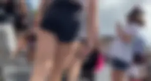 Tight booty in tiny shorts OC