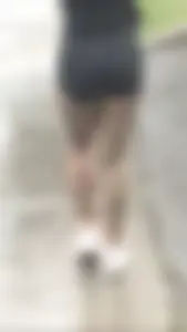 Juicy ass in tight booty shorts