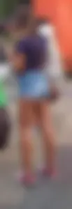 Hotties out in short shorts with nice asses and showing cheeks